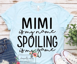 Spoiling is my game tee