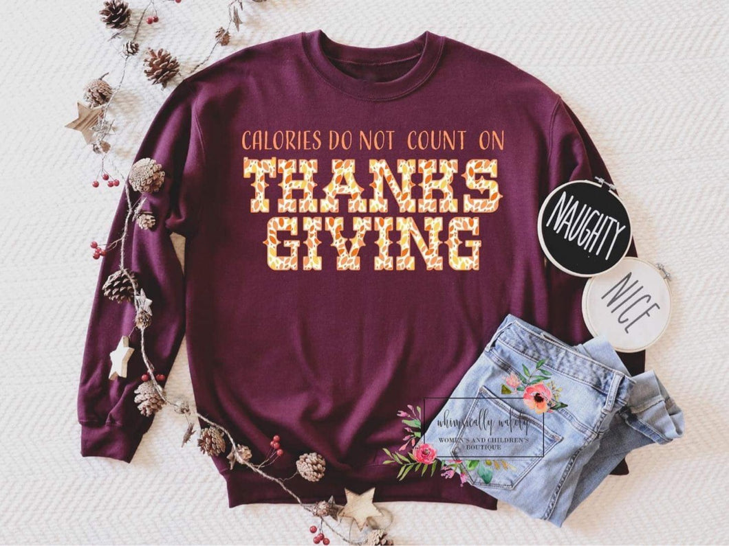 Calories Don’t Count On Thanksgiving