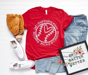 Loud and proud baseball mama