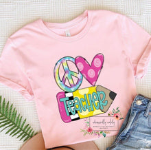 Load image into Gallery viewer, Peace Love (grade level)

