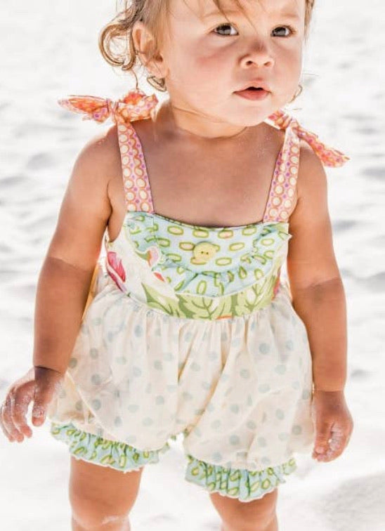 Fly High-Yoke Top Romper-Garden of Eden