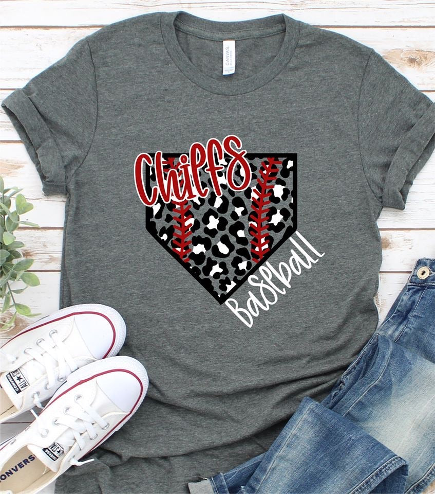 Custom team baseball tees