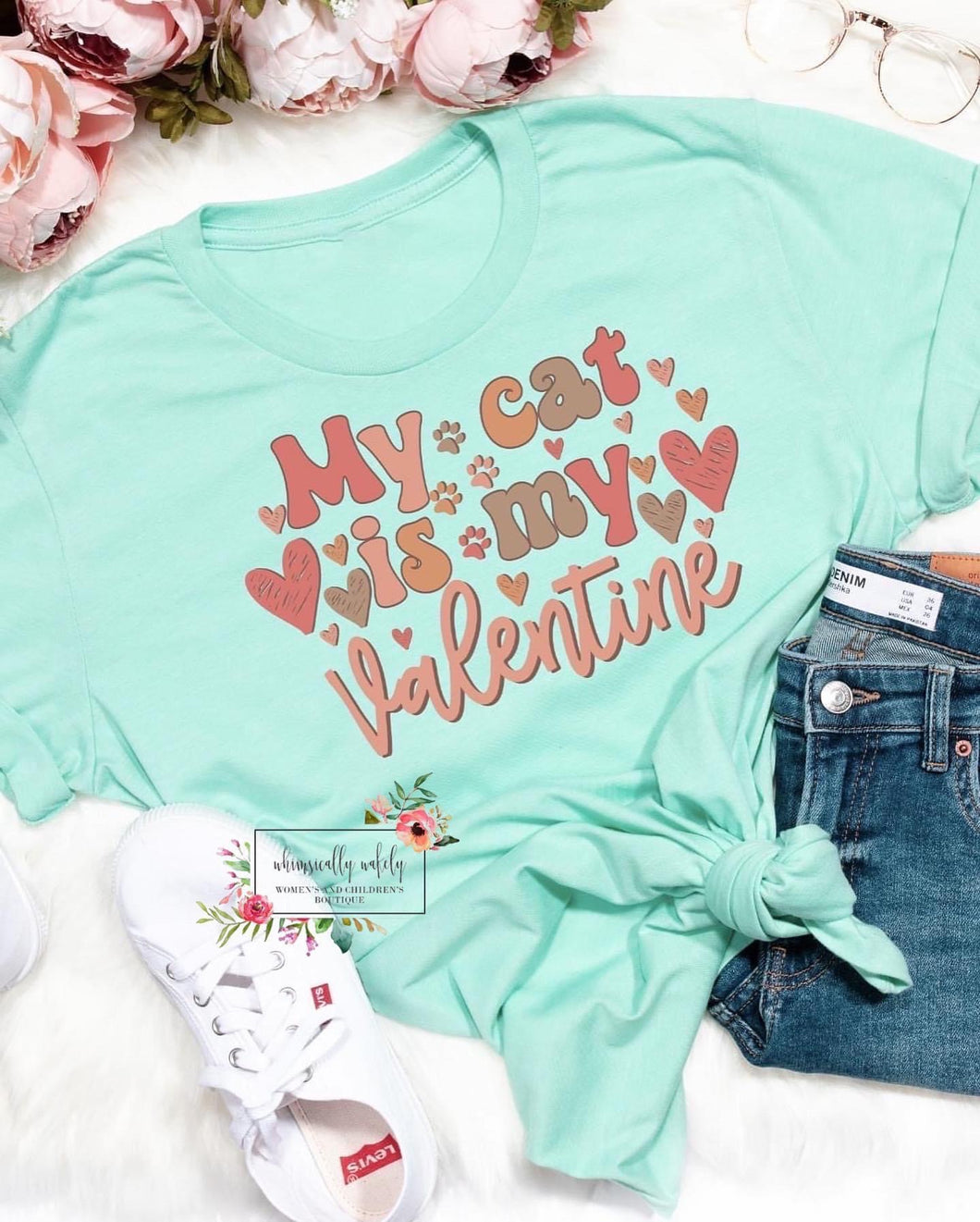 My cat is my valentine