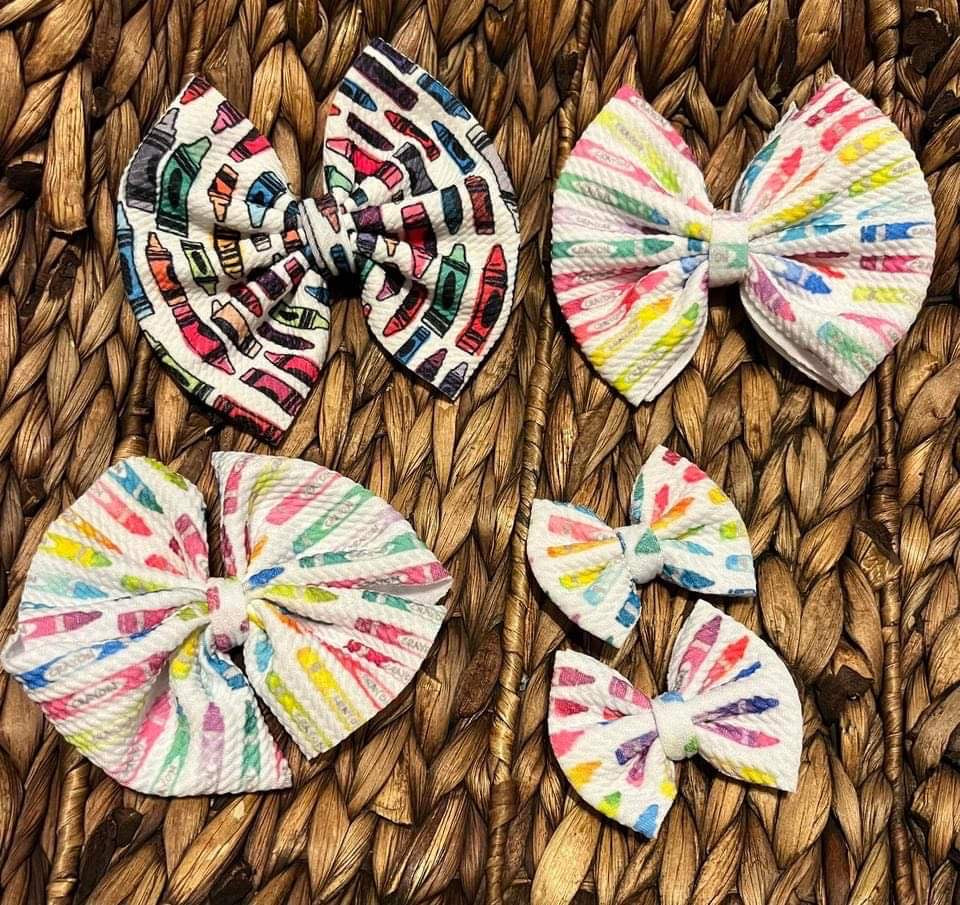 Back to school bow pre-order