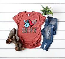 Load image into Gallery viewer, Peace love tees
