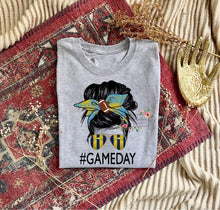 Load image into Gallery viewer, Messy Bun Game Day Tee (multiple teams)
