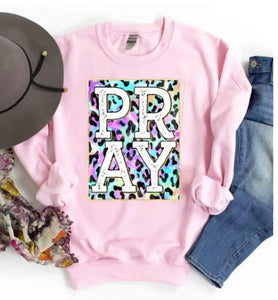 Pray colorful leopard