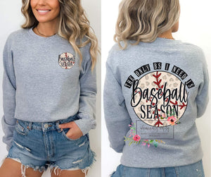 The Only BS I Need Is Baseball Season (leopard)