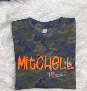 Kids Customizable Camo Tee