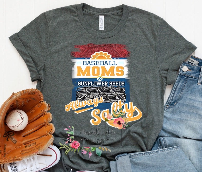 Baseball moms sunflower seeds