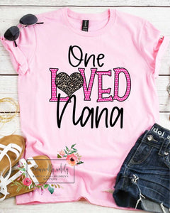 One loved...Valentine’s day name tee