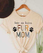 Load image into Gallery viewer, Leopard letter mom tees
