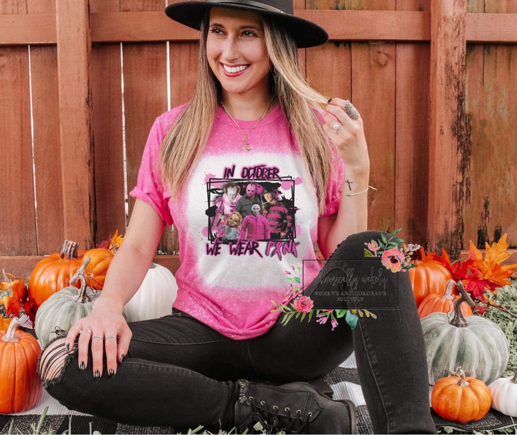 In October We Wear Pink (horror characters)