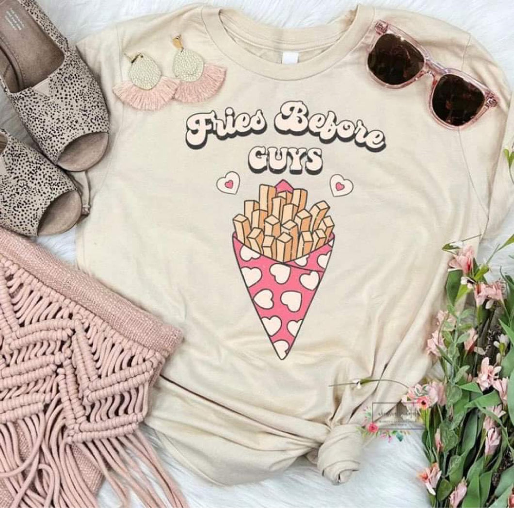 Fries before guys