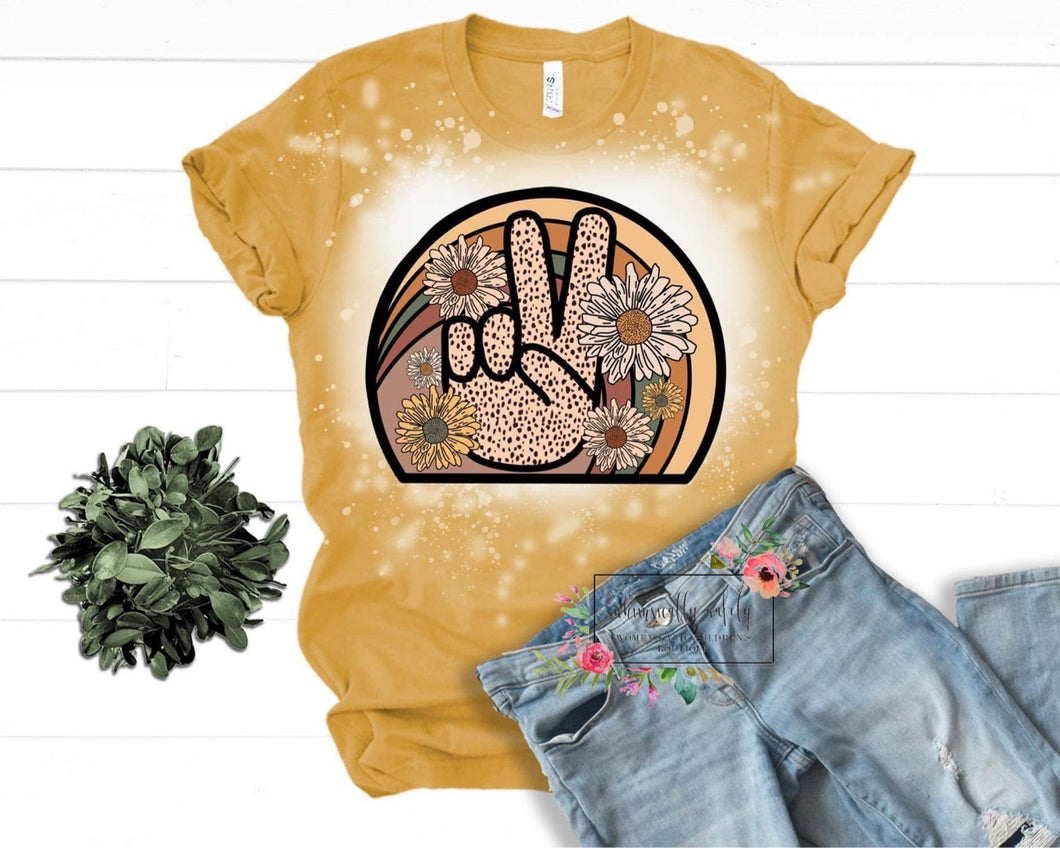 Daisy peace sign