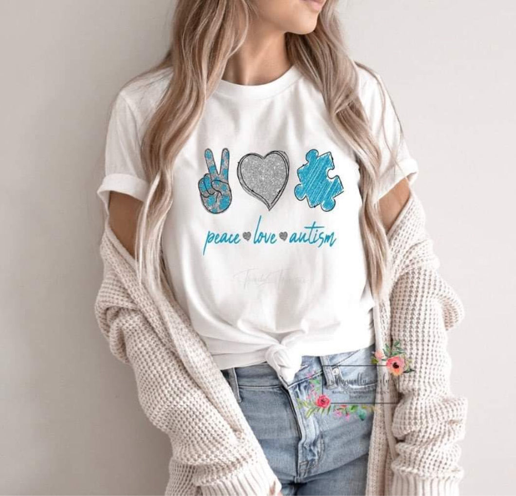 Peace love autism