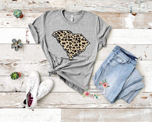 Customizable Leopard State Tee