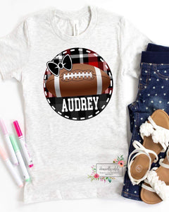 Customizable Football Tee