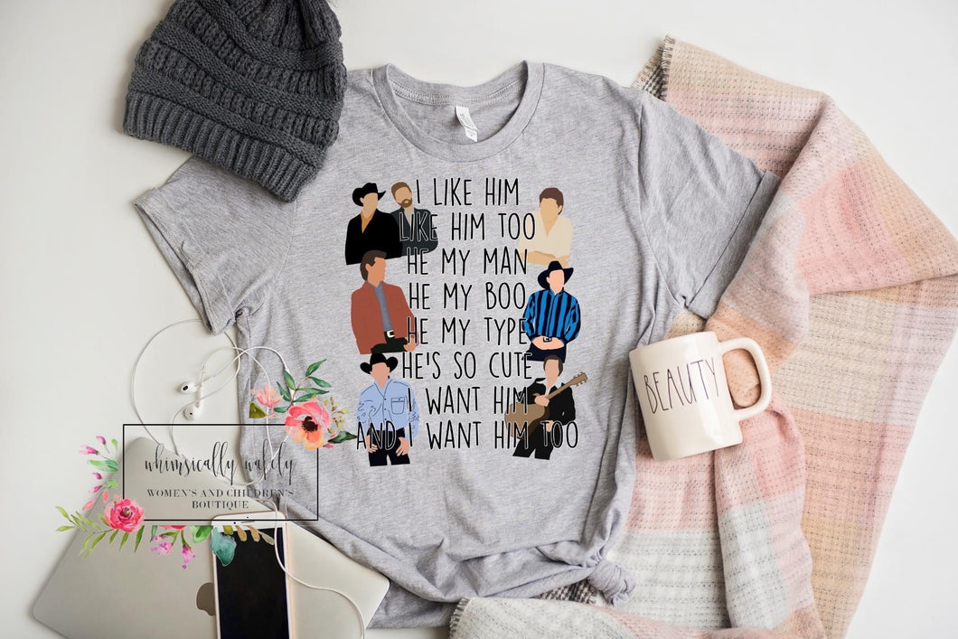 Like him tee