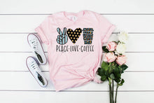 Load image into Gallery viewer, Peace love tees
