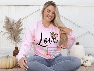 Love Leopard heart
